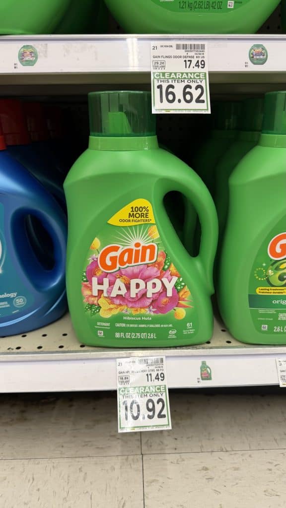Laundry Detergent Closeouts Kroger Shelf image