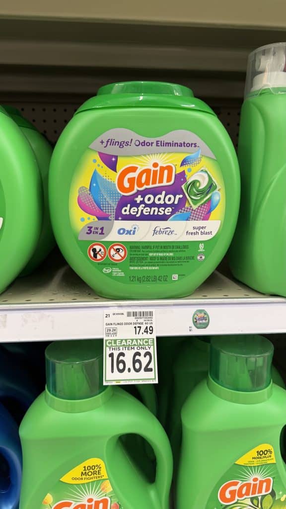 Laundry Detergent Closeouts Kroger Shelf image