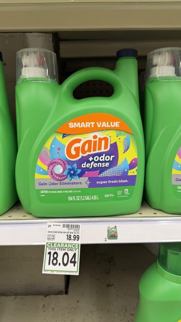 Laundry Detergent Closeouts Kroger Shelf image