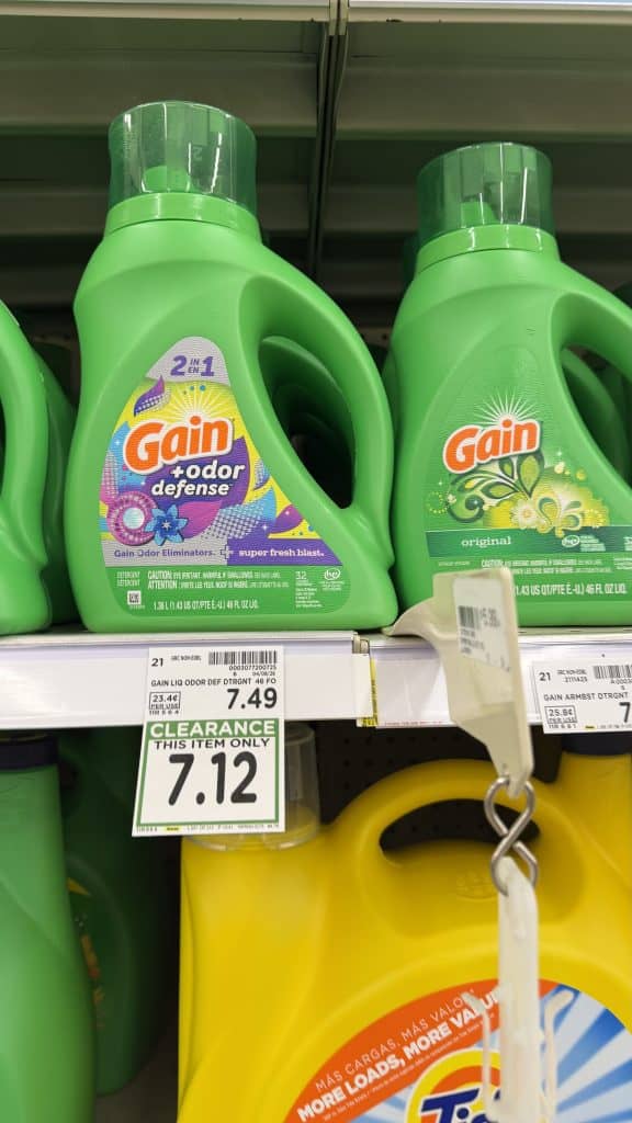 Laundry Detergent Closeouts Kroger Shelf image