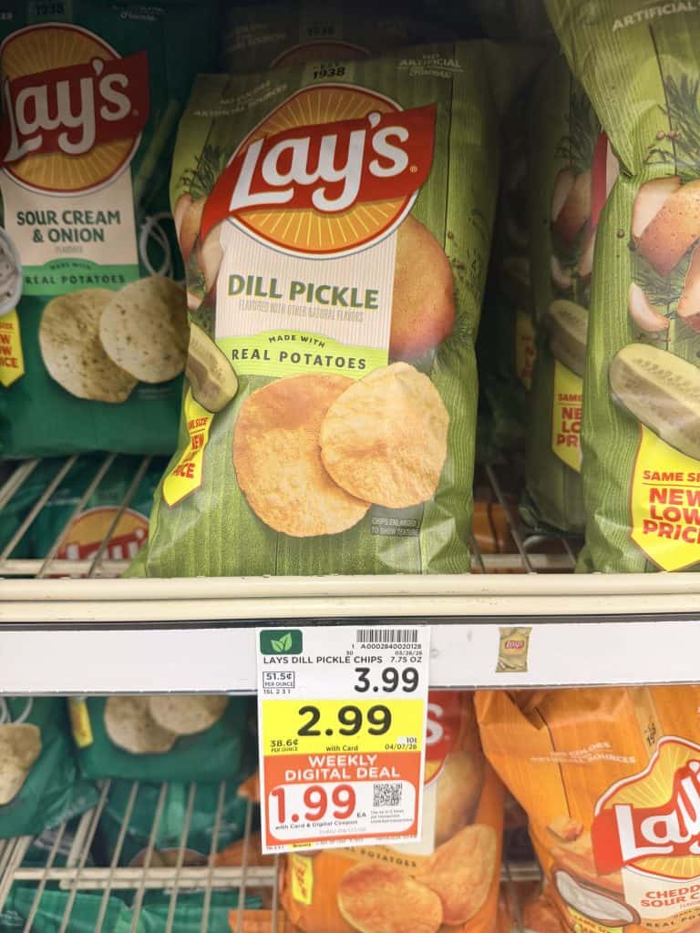 Lay's Potato Chips Kroger shelf image