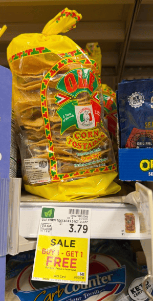 Ole Tostados Kroger Shelf Image