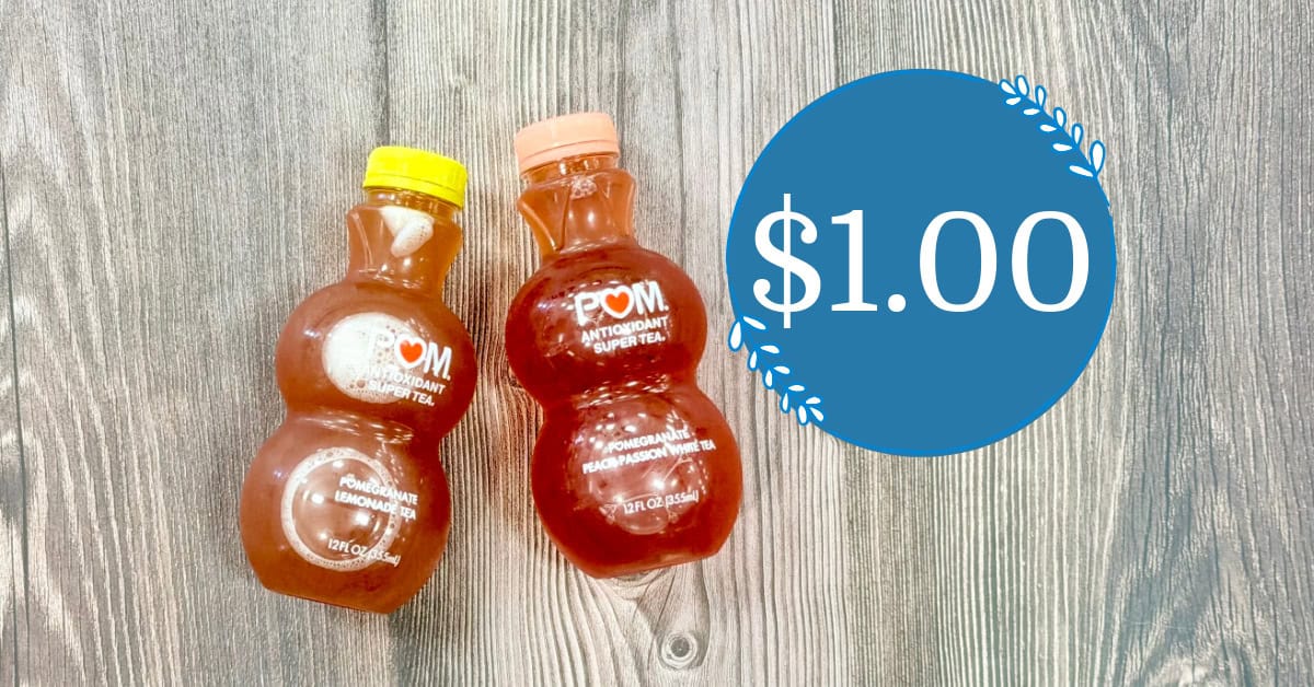 POM Antioxidant Super Teas are $1 at Kroger!