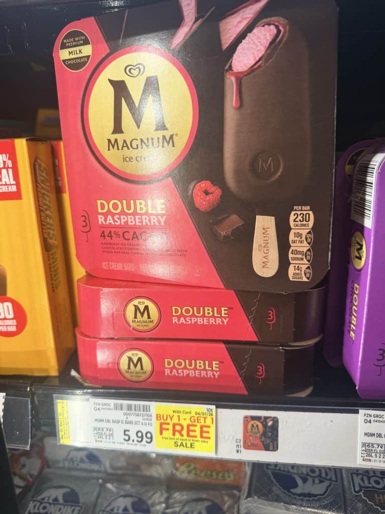 magnum bars kroger shelf image