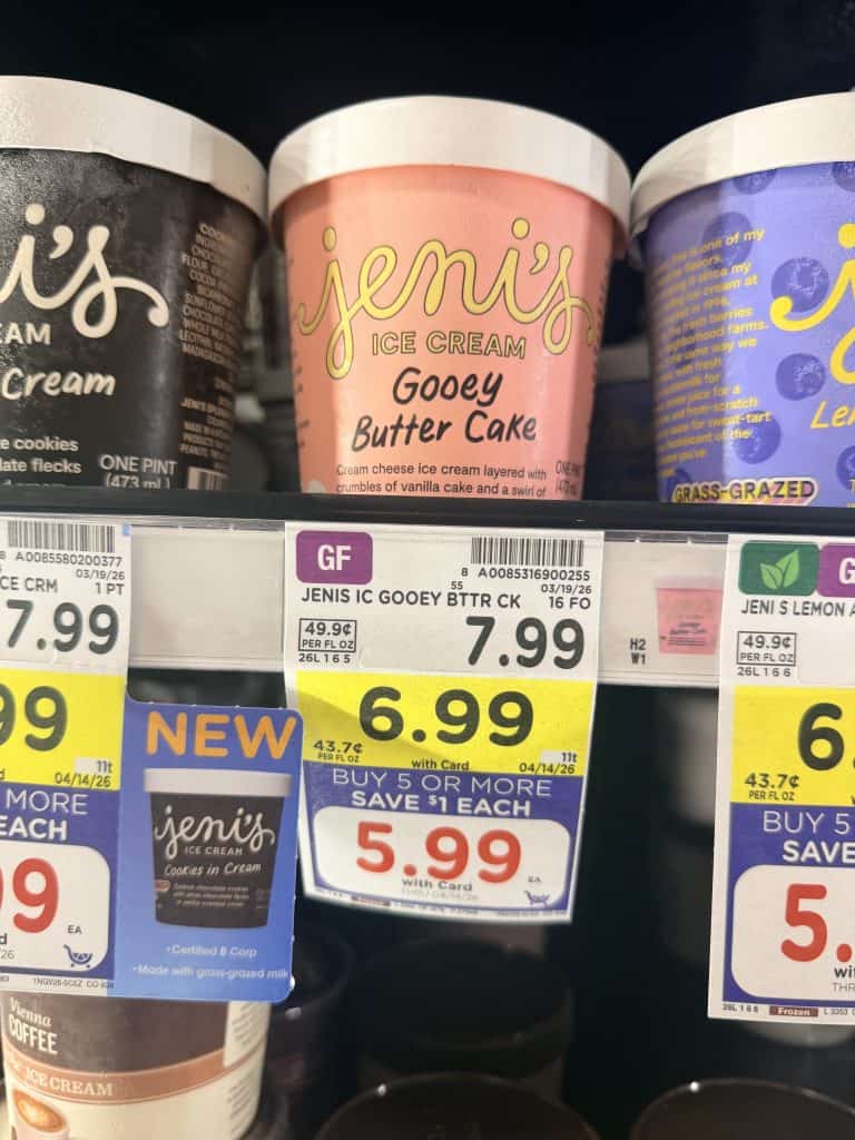 jeni's ice cream kroger shelf image