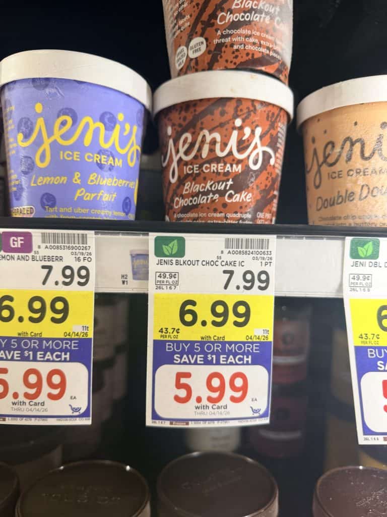 jeni's ice cream kroger shelf image