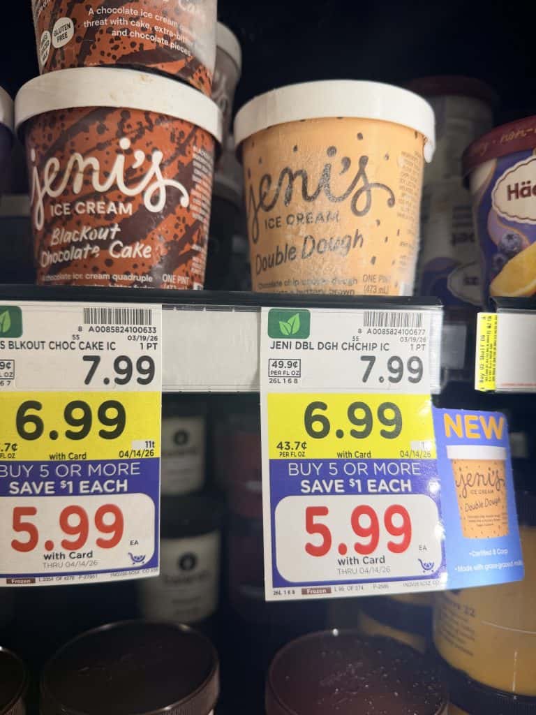 jeni's ice cream kroger shelf image