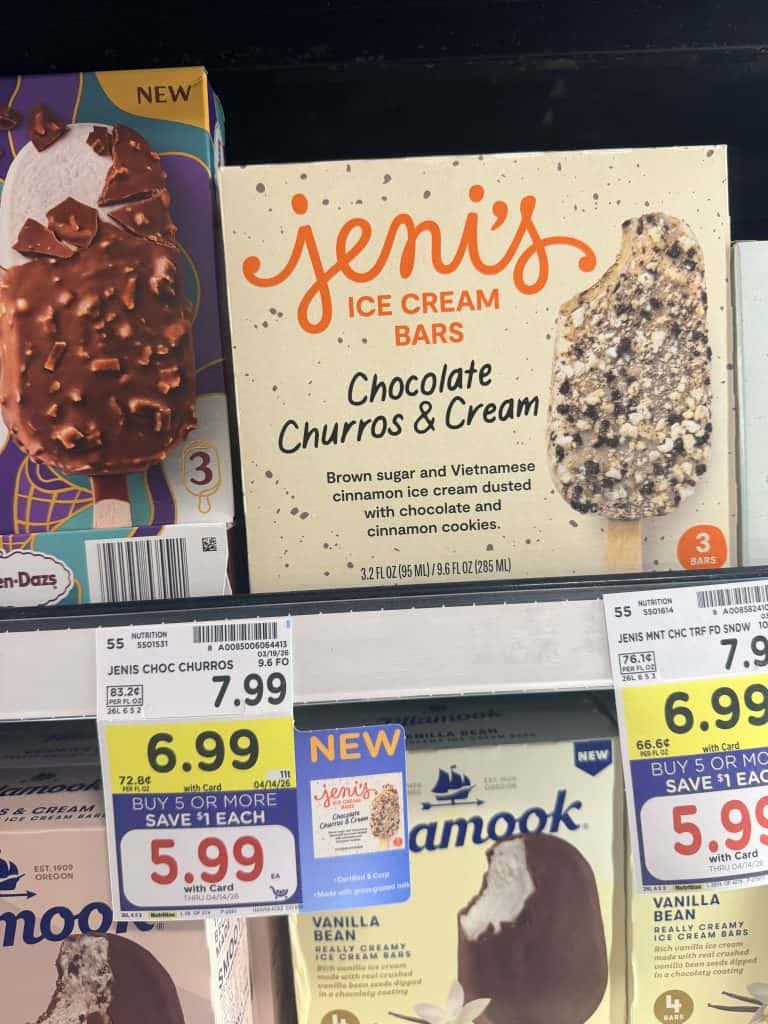jeni's ice cream kroger shelf image