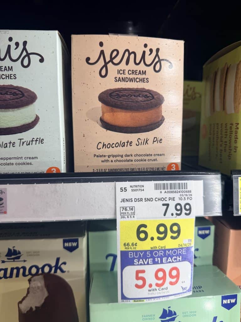 jeni's ice cream kroger shelf image