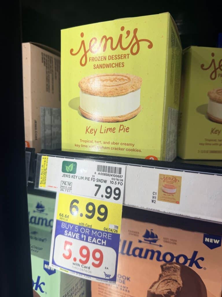 jeni's ice cream kroger shelf image