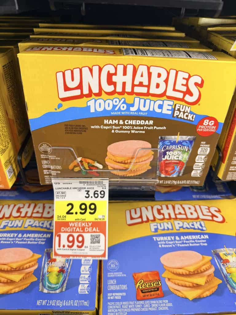 lunchables fun pack kroger shelf image