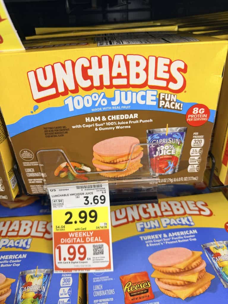 lunchables fun pack kroger shelf image