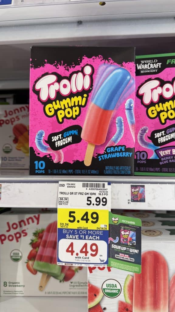Trolli Gummi Pop Kroger Shelf image