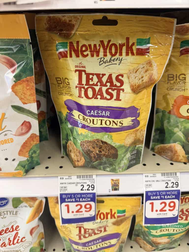 New York Bakery Croutons Kroger Shelf Image