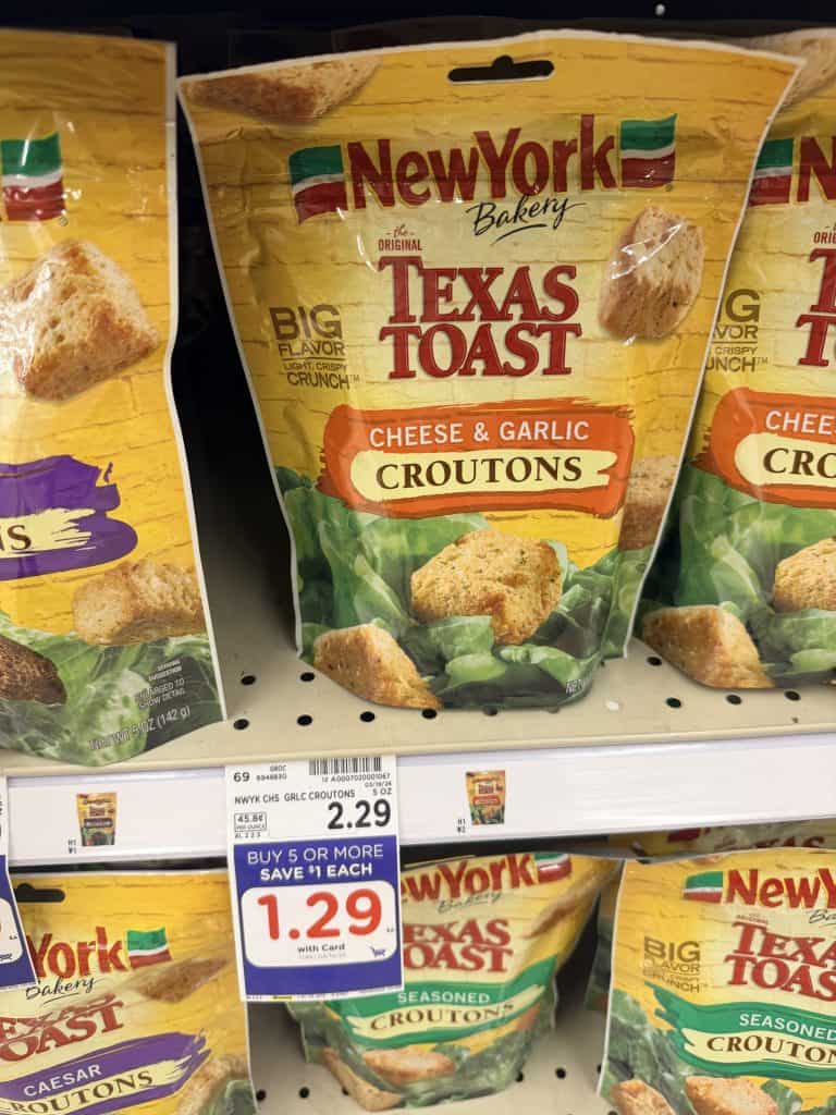 New York Bakery Croutons Kroger Shelf Image