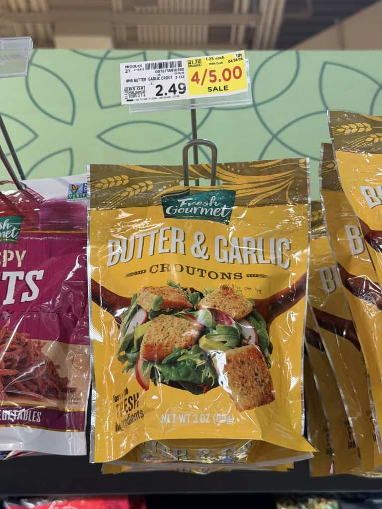 Fresh Gourmet Croutons Kroger Shelf Image
