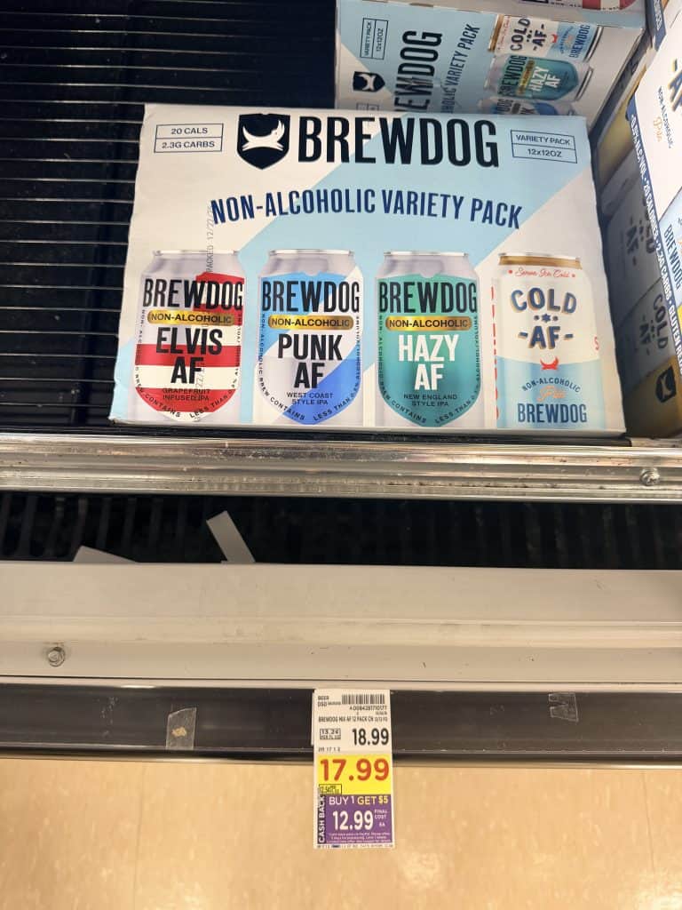 Brewdog Non-Alcoholic Kroger shelf image