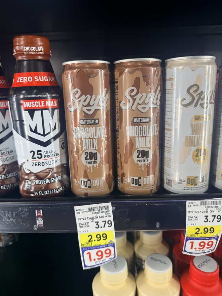 Spylt Protein Milk Kroger Shelf Image