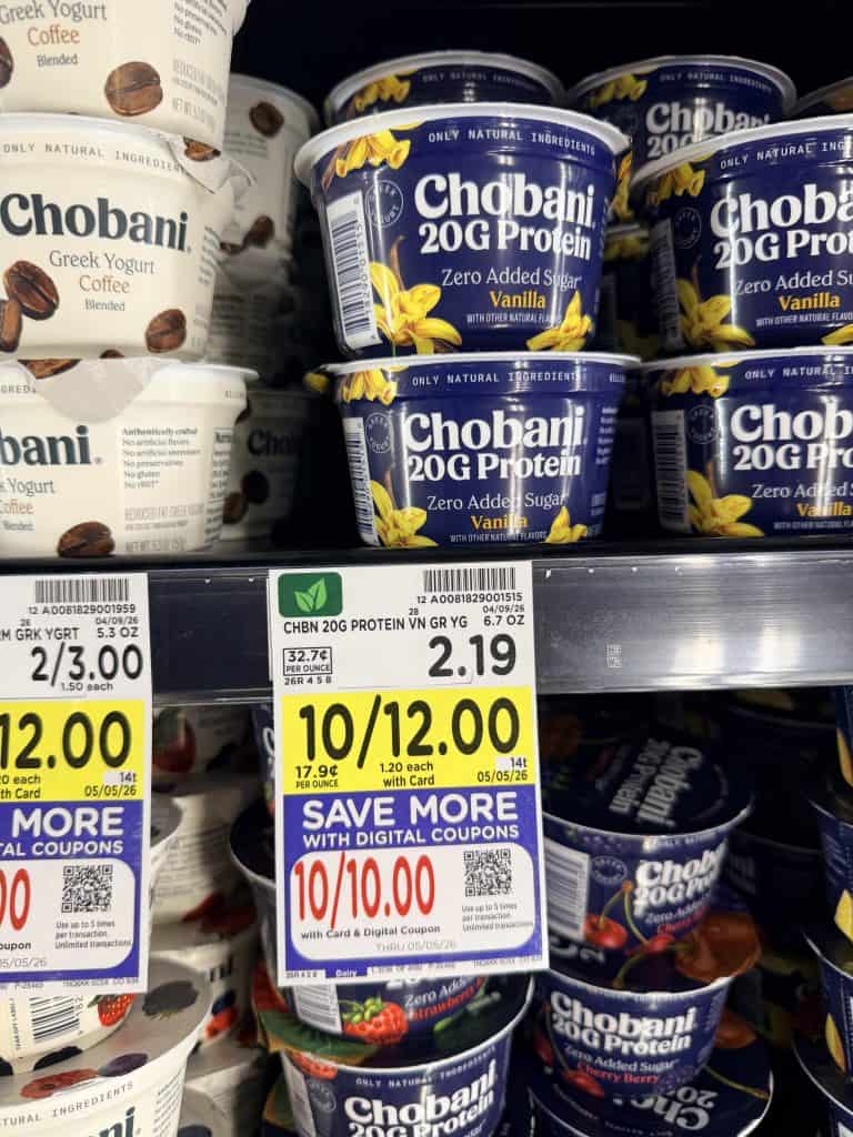 Chobani Greek Yogurt Kroger Shelf Image (18)