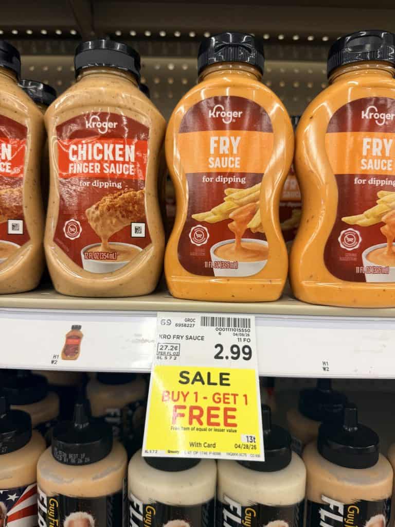 kroger dipping sauces shelf image