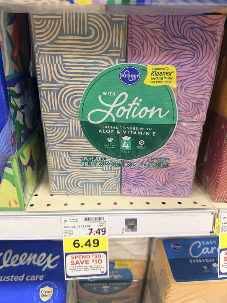 Kroger Paper Towels, Tissues and wipes shelf images