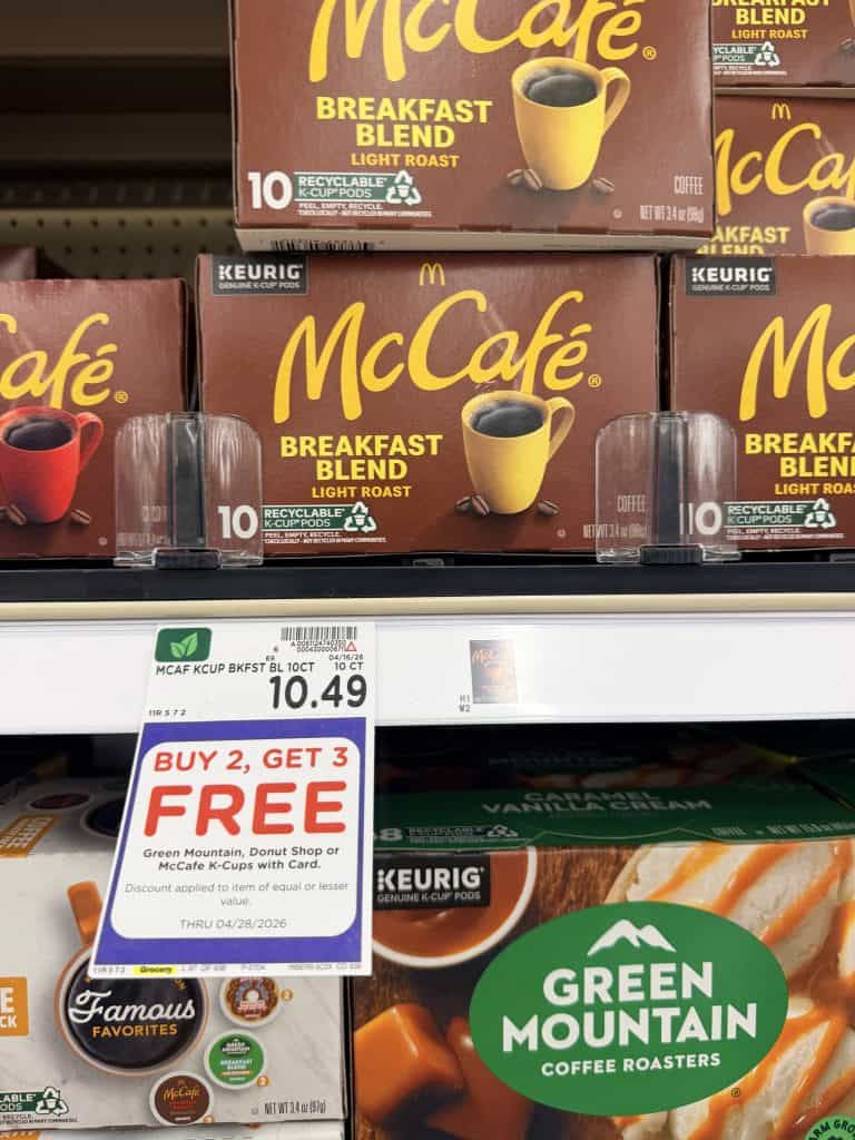 Donut Shop, Green Mountain, McCafe Coffee Kroger Shelf image