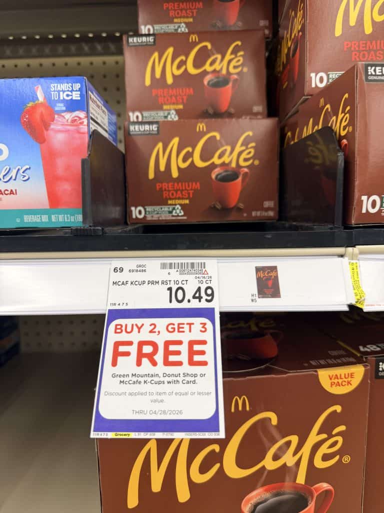 Donut Shop, Green Mountain, McCafe Coffee Kroger Shelf image