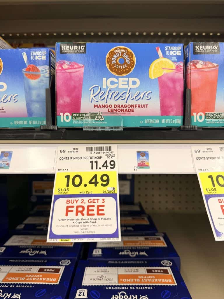Donut Shop, Green Mountain, McCafe Coffee Kroger Shelf image