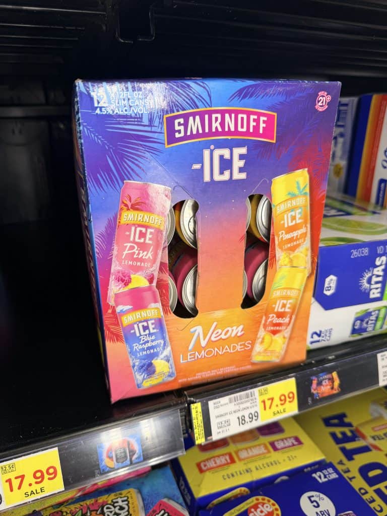 Smirnoff Ice kroger shelf image