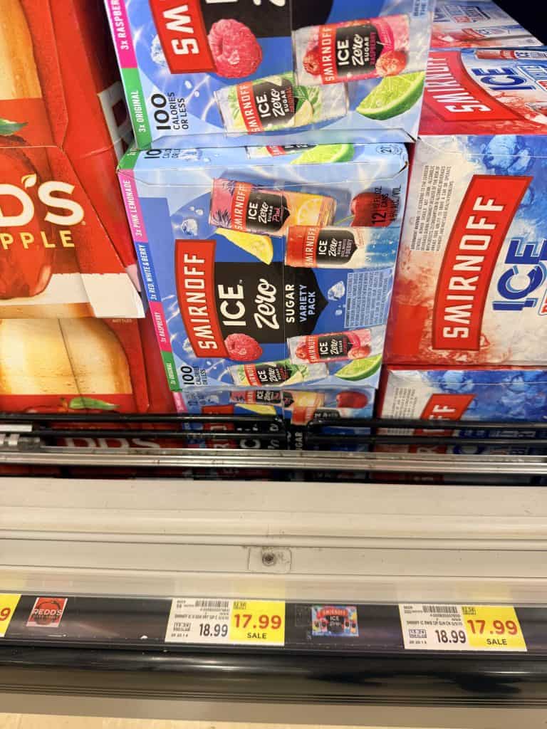 Smirnoff Ice kroger shelf image