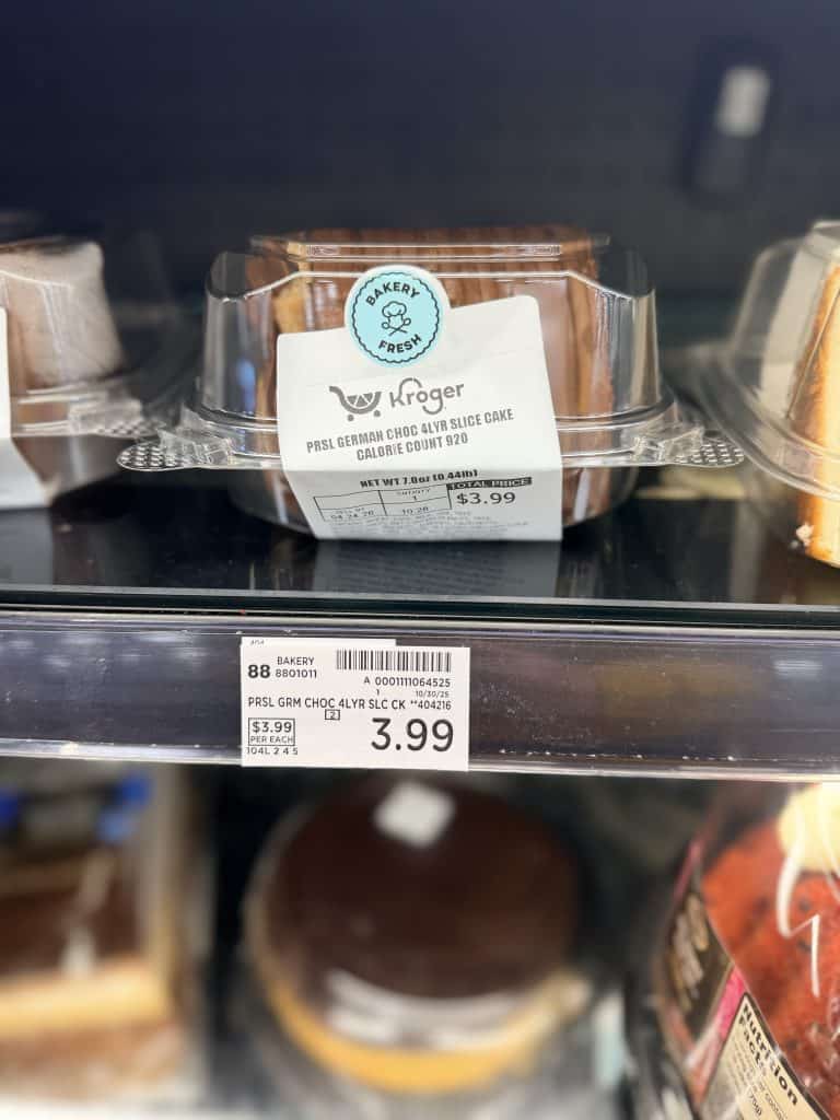 Private Selection Cake Kroger Shelf Image