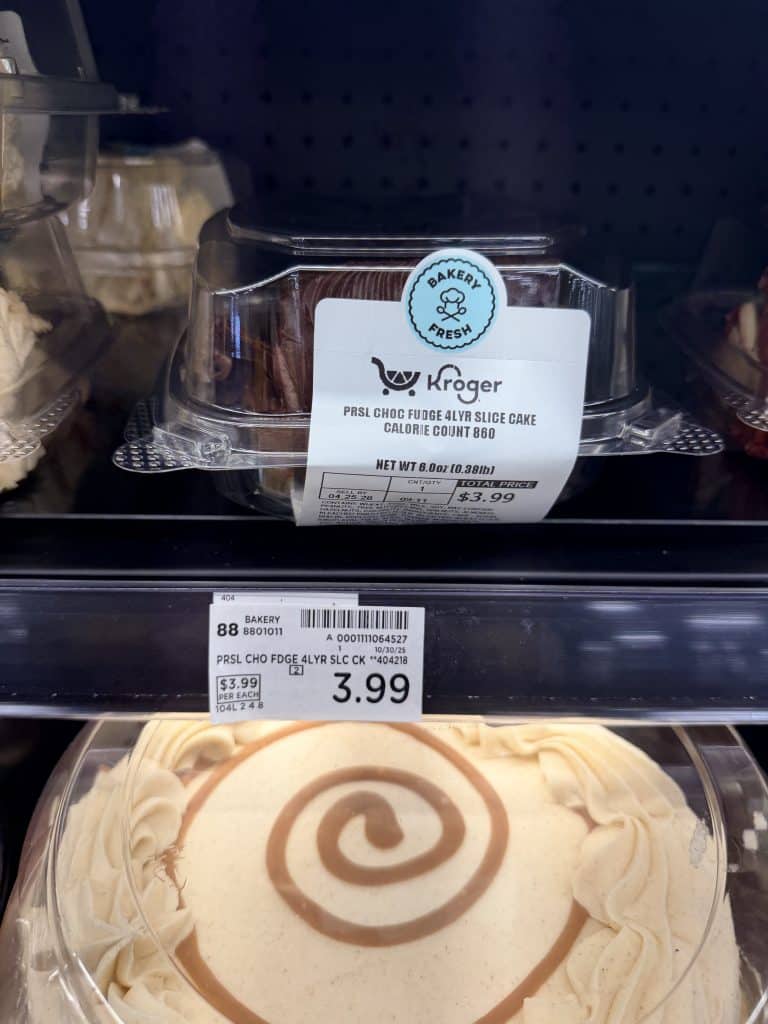 Private Selection Cake Kroger Shelf Image