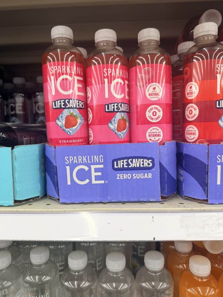 sparkling ice starburst kroger shelf iamge
