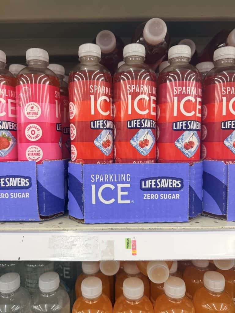sparkling ice starburst kroger shelf iamge