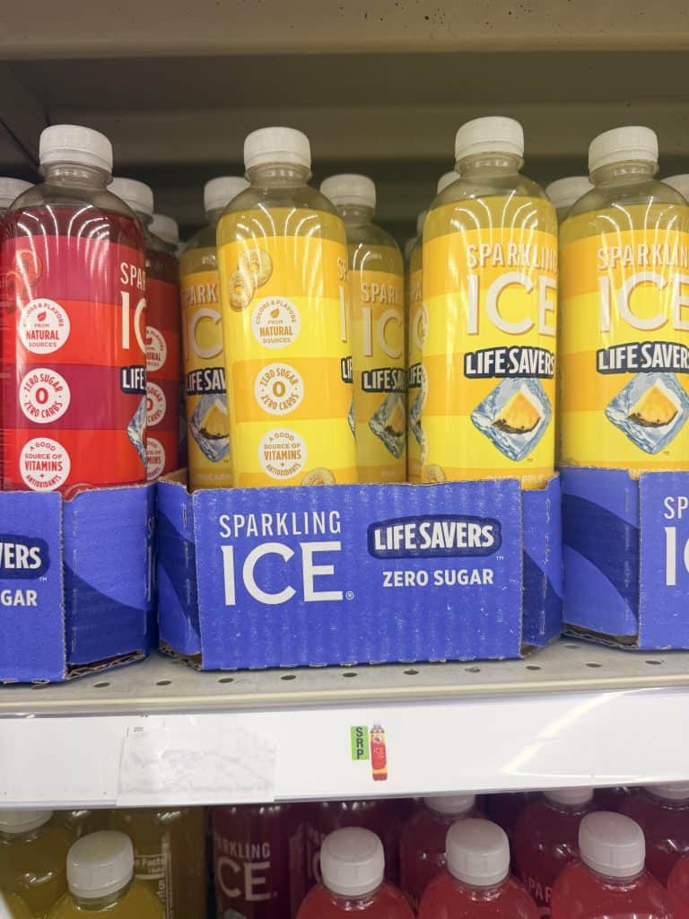 sparkling ice starburst kroger shelf iamge