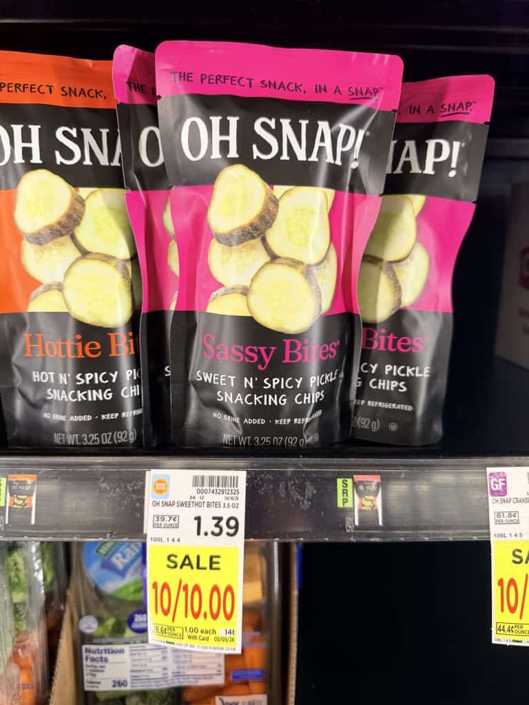 oh snap pickles kroger shelf image