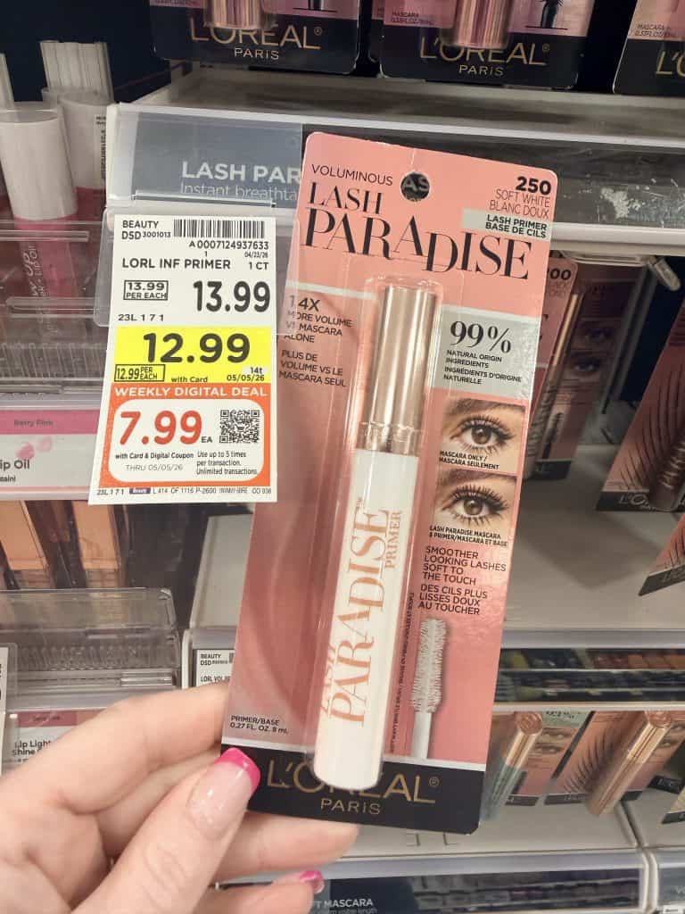 L'Oreal Paris and Maybelline New York Kroger Shelf Image