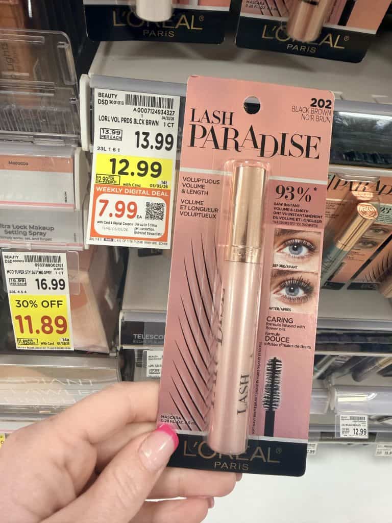 L'Oreal Paris and Maybelline New York Kroger Shelf Image