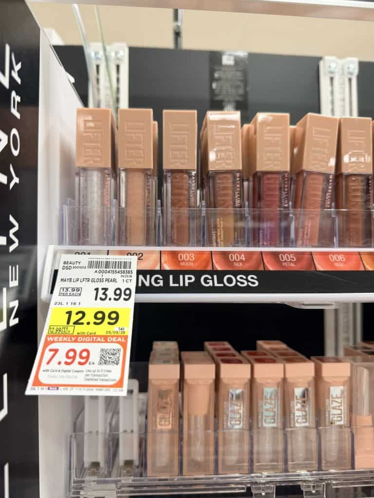 L'Oreal Paris and Maybelline New York Kroger Shelf Image
