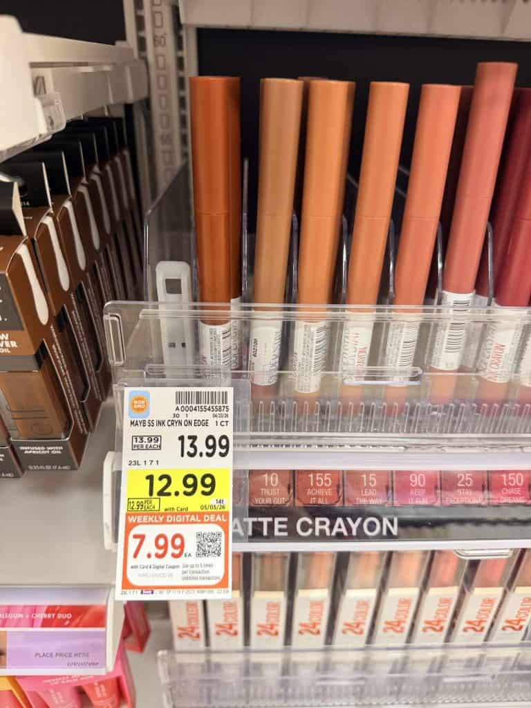 L'Oreal Paris and Maybelline New York Kroger Shelf Image