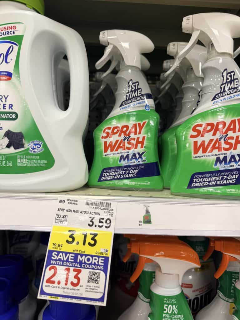 spray n wash kroger shelf image