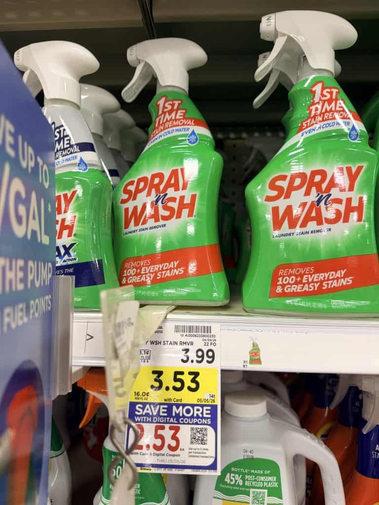 spray n wash kroger shelf image