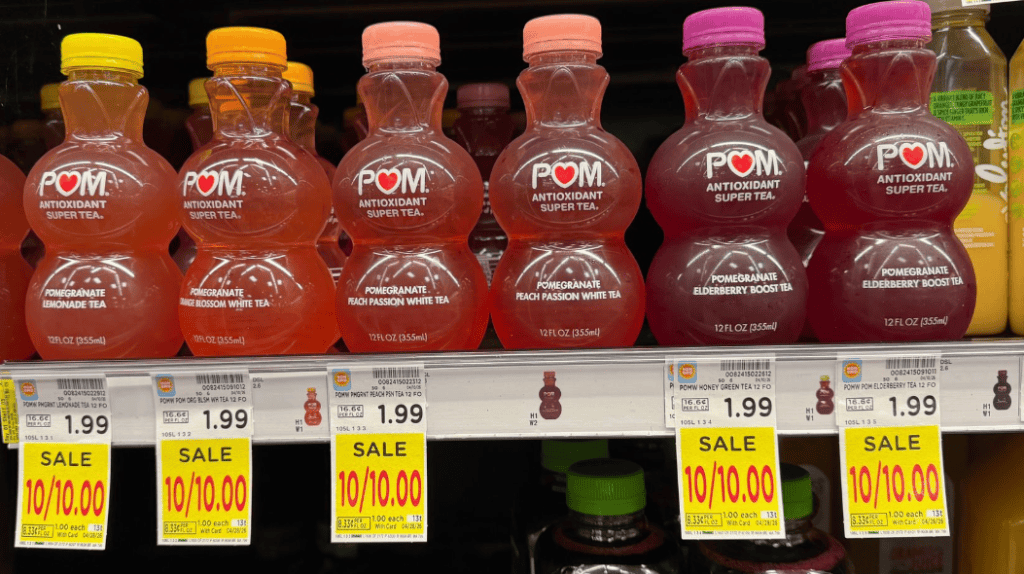 Pom Tea Kroger Shelf Image
