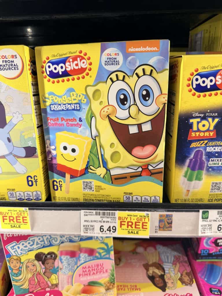 Popsicle Kroger Shelf Image 