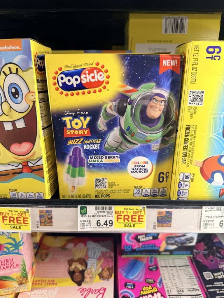 Popsicle Kroger Shelf Image 
