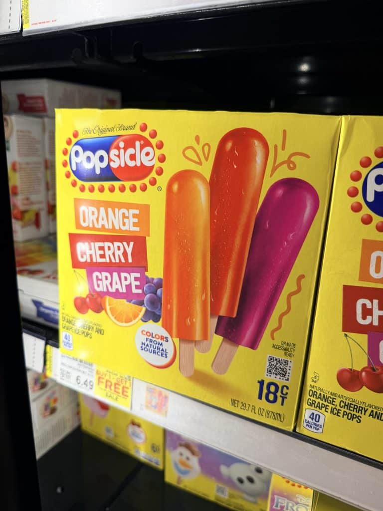 Popsicle Kroger Shelf Image 