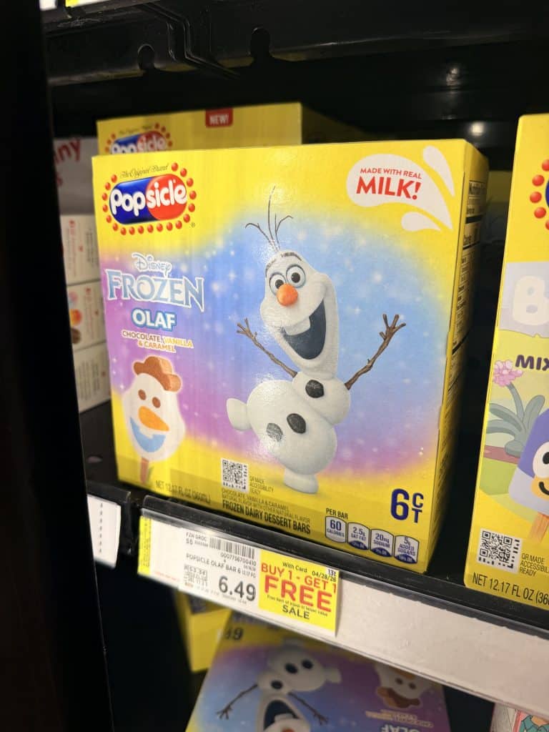 Popsicle Kroger Shelf Image 