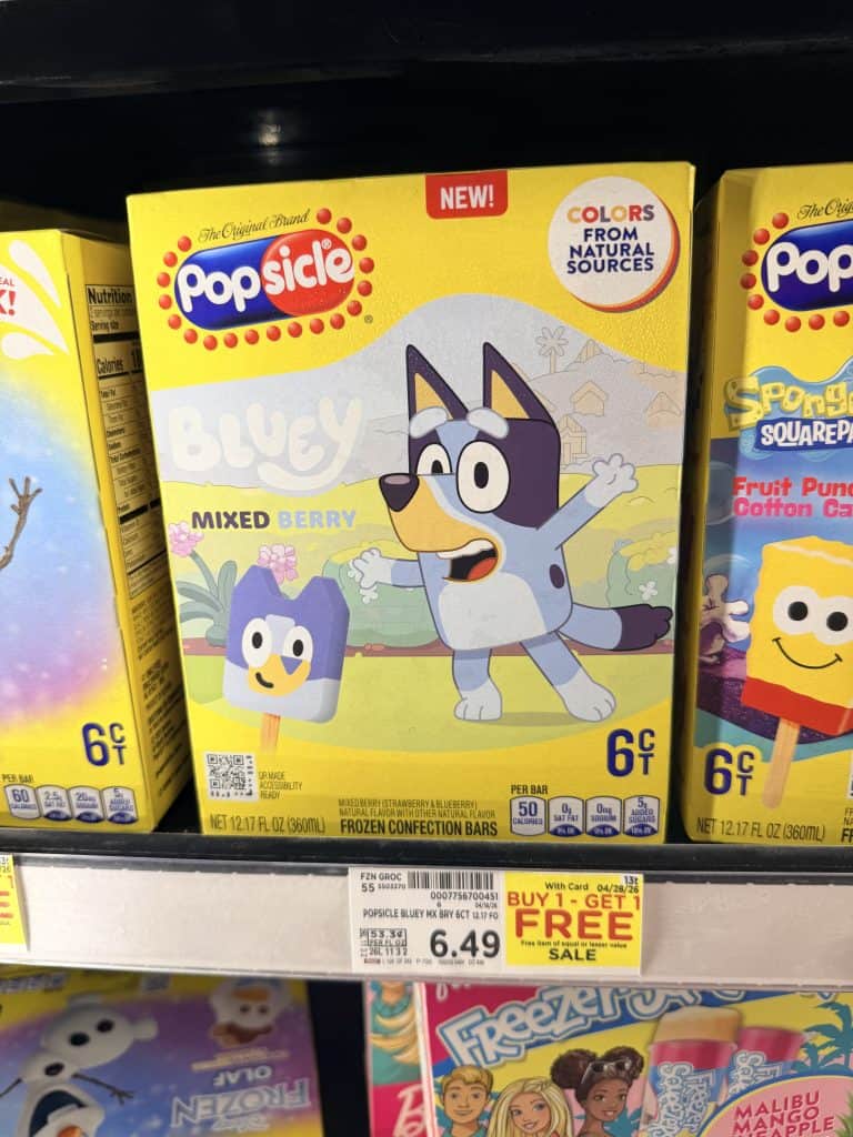 Popsicle Kroger Shelf Image 