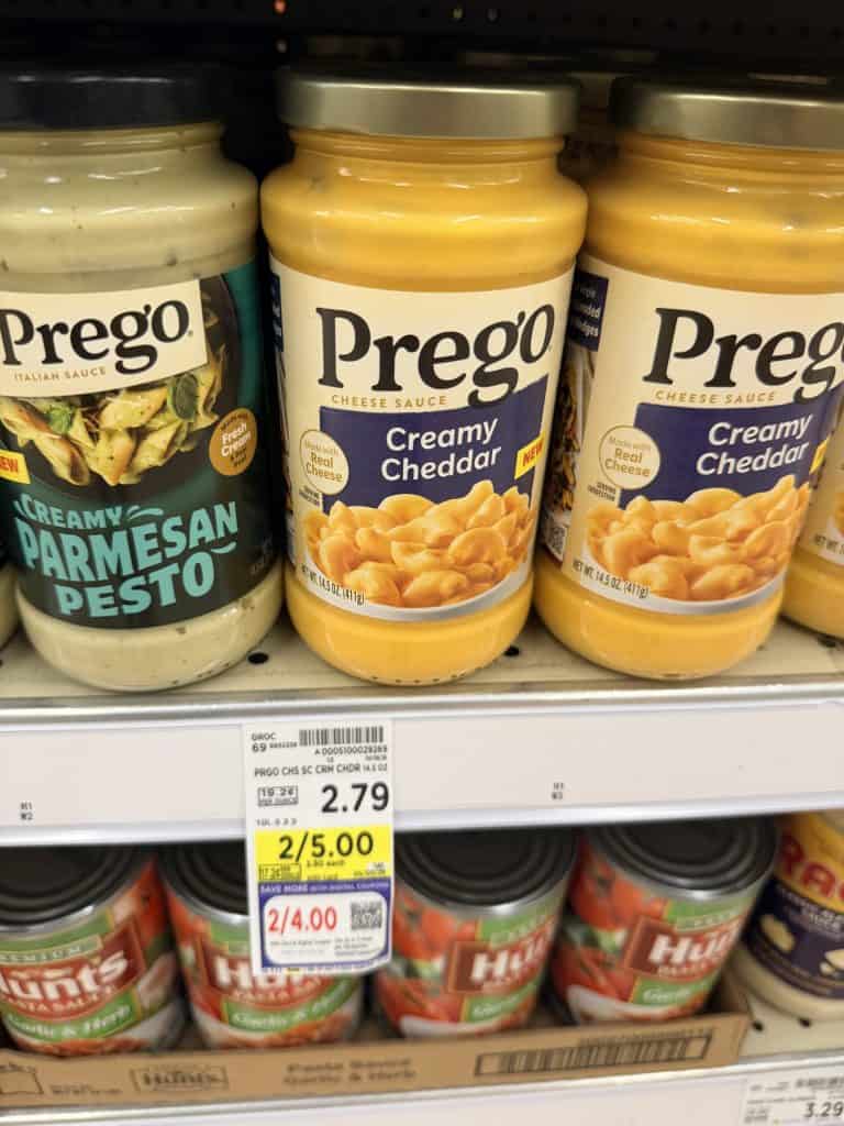 Prego Pasta Sauces Kroger Shelf Image 