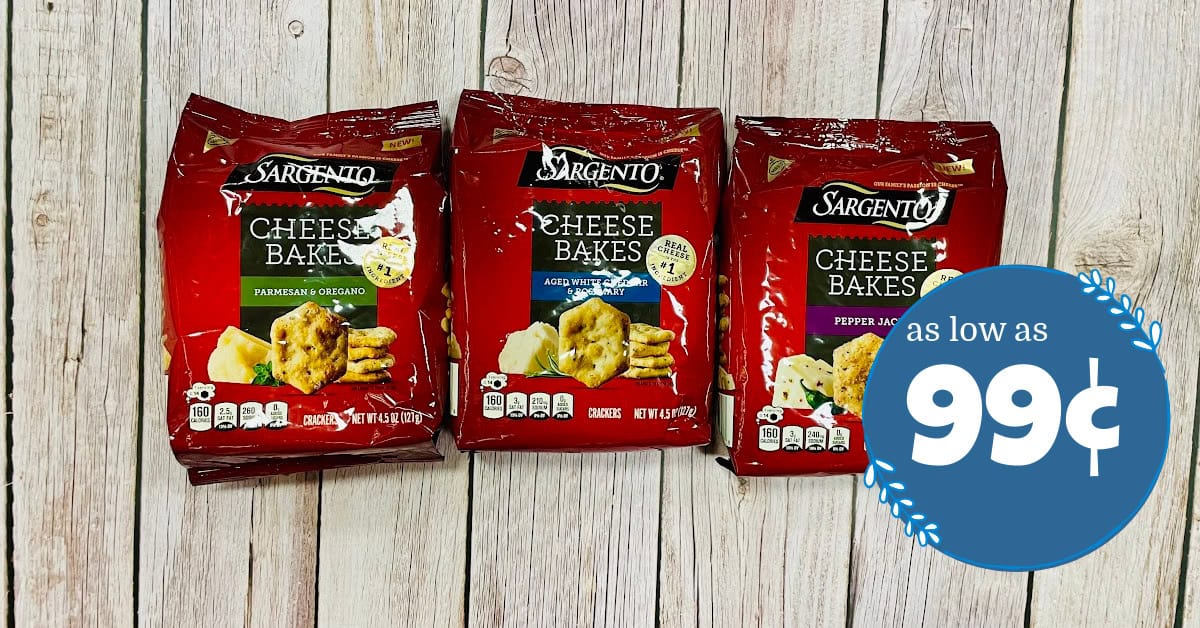 Sargento Cheese Bakes as low as 99¢!